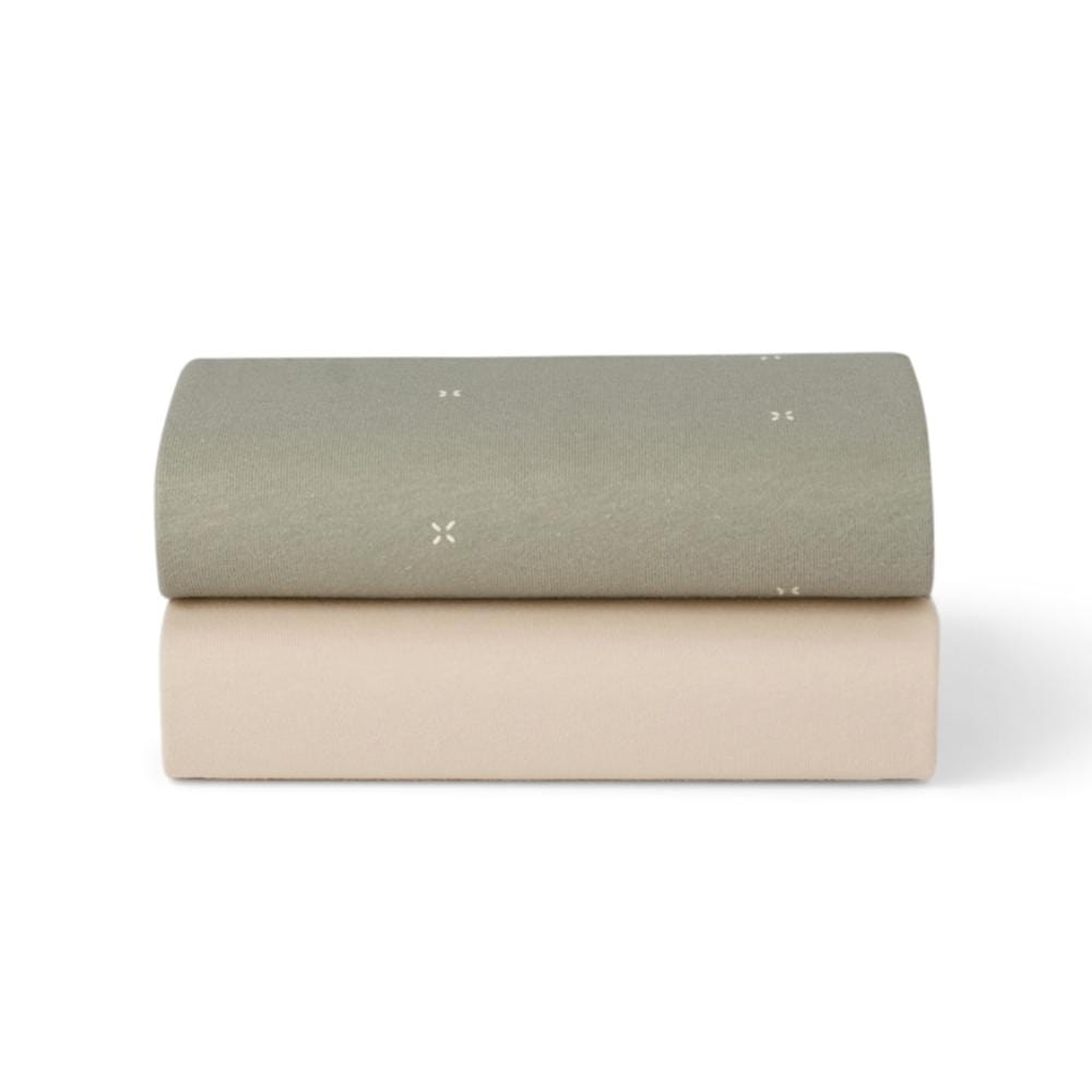 Sábana Bajera SnuzPod5 - Sage Cross / Cashmere