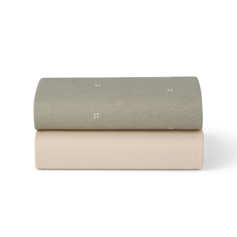 Sábana Bajera SnuzPod5 - Sage Cross / Cashmere