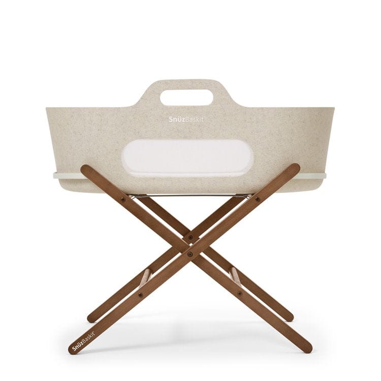 SnuzBaskit Moisés - Capazo Barley & Soporte Walnut