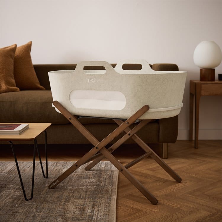 SnuzBaskit Moisés - Capazo Barley & Soporte Walnut