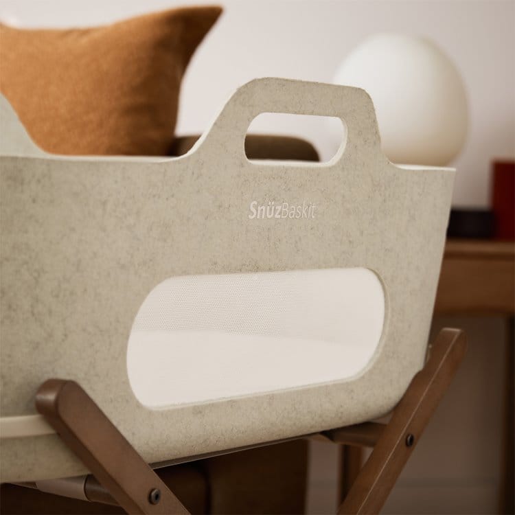 SnuzBaskit Moisés - Capazo Barley & Soporte Walnut
