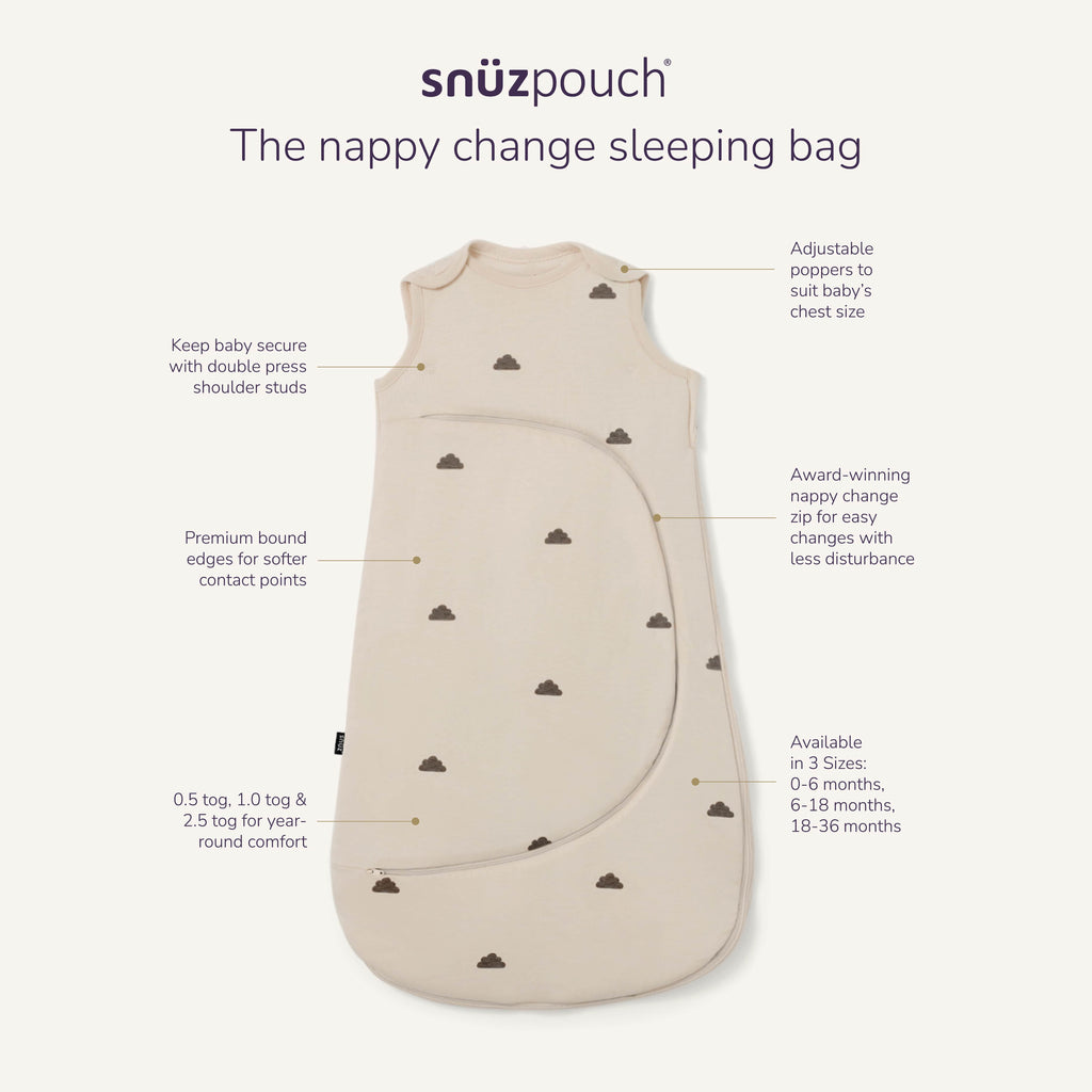 SnuzPouch Saco de dormir – Sage Cross