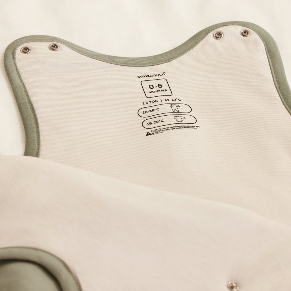 SnuzPouch Saco de dormir – Sage Cross