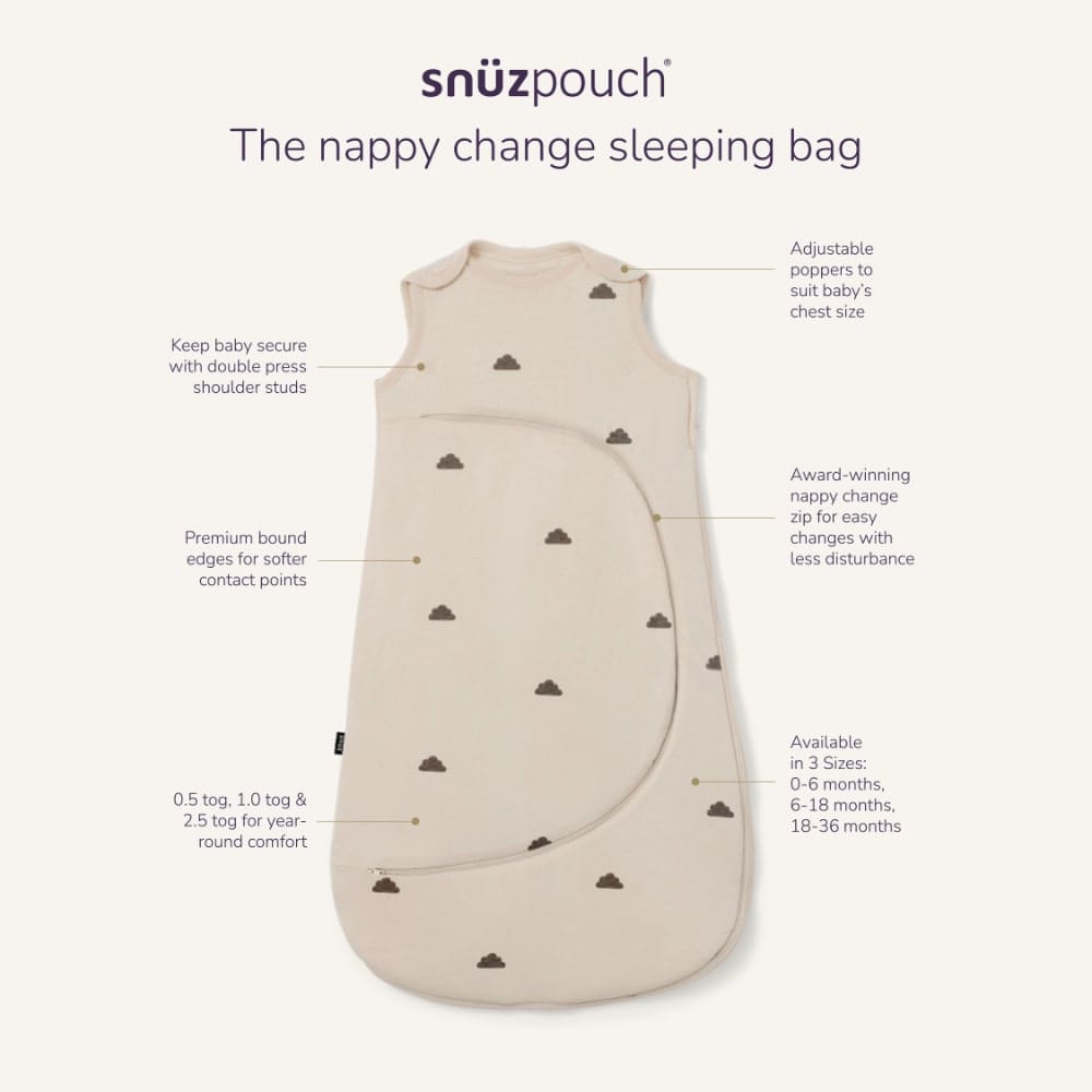 SnuzPouch Saco de dormir – Sand Cloud