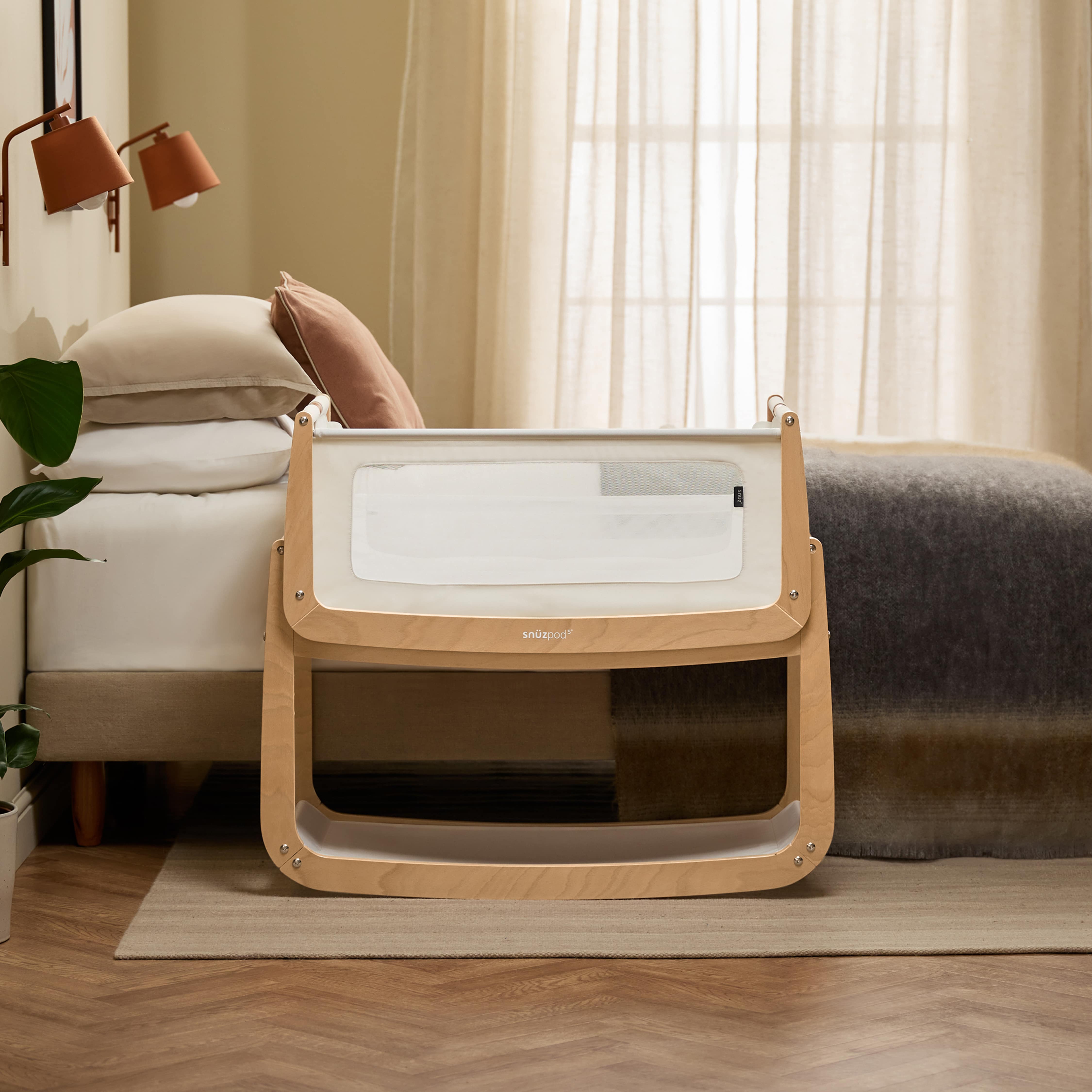 Snuz SnuzPod5 SnuzPod5 Bedside Crib Natural